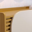 Ver imagem 6 de Buffet Jurerê Retrô 3 Portas sem Gavetas MDP 136cm Off White