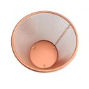 Ver imagem 4 de Kit Lixeira Escritório Redonda 12l e Porta Lápis 4 Div Rose Gold Gv Office Organizador de Mesa, Escr