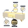 Rack para TV até 85 Polegadas com LED com Pés Madeira 230cm Splendore Yescasa - 6