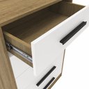 Ver imagem 4 de Cômoda com 5 Gavetas 60,4cm Multimóveis CR45364 Mel/Branco