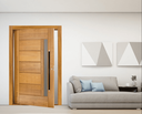 Ver imagem 2 de Folha de Porta 210x100cm 3b Visor S/ Vidro Tauari Mapaf