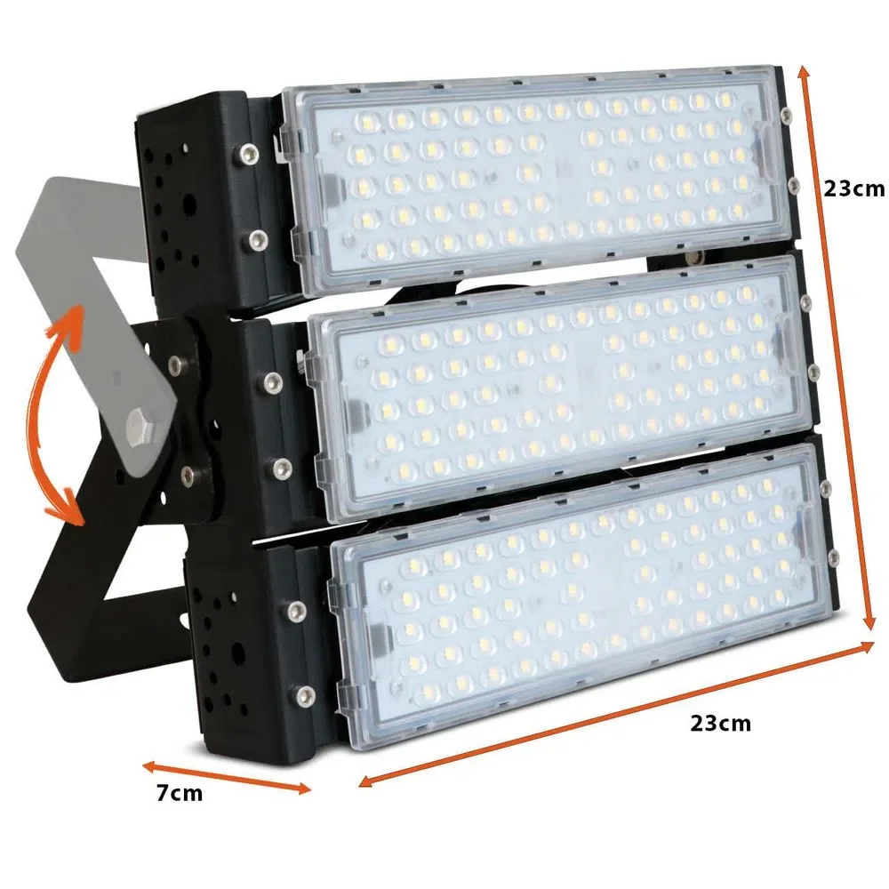 Refletor 150w Modular Led Industrial Branco Frio 5700k Ip67 Bivolt - 4