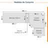 Cozinha Modulada 8 Peças 3 Aéreos 3 Balcões Adega e Toalheiro Arizona CabeCasa MadeiraMadeira - 3