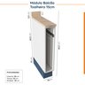 Cozinha Modulada 8 Peças 3 Aéreos 3 Balcões Adega e Toalheiro Arizona CabeCasa MadeiraMadeira - 16