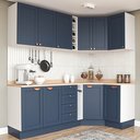 Ver imagem 2 de Cozinha Modulada 8 Peças 3 Aéreos 3 Balcões Adega e Toalheiro Arizona CabeCasa MadeiraOriginals