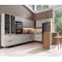 Ver imagem 3 de Cozinha Modulada Completa de Canto 11 Peças com Bancada 380cm Isabelle Delmarco