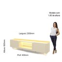 Ver imagem 5 de Rack para TV até 85 Polegadas com LED com Pés Vidro 230cm Splendore Yescasa