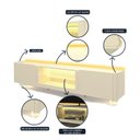 Ver imagem 6 de Rack para TV até 85 Polegadas com LED com Pés Vidro 230cm Splendore Yescasa
