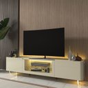 Ver imagem 2 de Rack para TV até 85 Polegadas com LED com Pés Vidro 230cm Splendore Yescasa