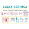 Combo Caixa Térmica 22 e 34 Litros - Vermelha Color o Barrileiro - 5