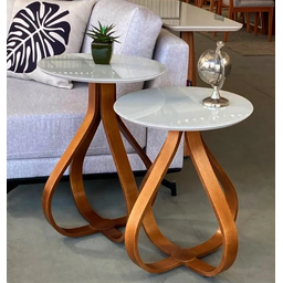 Mesa Lateral Alice Espanha 60 Cm de Altura Individual - 2