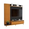 Painel Home Ripado 100% Mdf Preto para Tv de até 65 Polegadas - 2