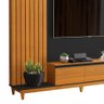 Painel Home Ripado 100% Mdf Preto para Tv de até 65 Polegadas - 3