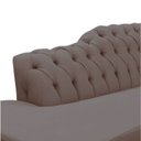 Ver imagem 5 de Recamier Decorativo Divã Styllus Lado Esquerdo Suede Capuccino