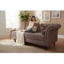Ver imagem 2 de Recamier Decorativo Divã Styllus Lado Esquerdo Suede Capuccino