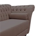 Ver imagem 3 de Recamier Decorativo Divã Styllus Lado Esquerdo Suede Capuccino