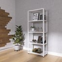 Ver imagem 2 de Estante de Estrutura Metálica com 5 Prateleiras 175cm(a)92acm(l)40cm(p) com Reforço Branco