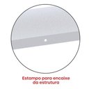 Ver mais imagens de Estante de Estrutura Metálica com 5 Prateleiras 175cm(a)92acm(l)40cm(p) com Reforço Branco