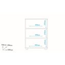 Ver imagem 4 de Balcao Infantil 2 Portas 1 Prateleira Branco - CASATEMA