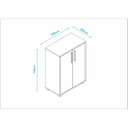 Ver imagem 3 de Balcao Infantil 2 Portas 1 Prateleira Branco - CASATEMA