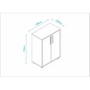 Ver imagem 3 de Balcão Infantil 2 Portas 1 Prateleira Casatema MadeiraOriginals Branco
