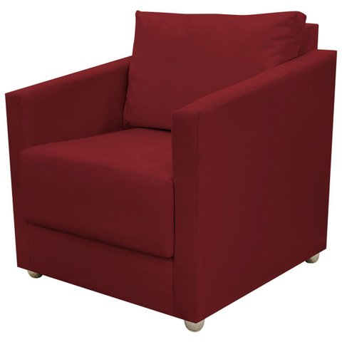 Poltrona Decorativa para Sala Recepção Manicure Consultório Celine Suede