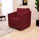 Ver imagem 2 de Poltrona Decorativa para Sala Recepção Manicure Consultório Celine Suede