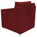 Ver imagem 7 de Poltrona Decorativa para Sala Recepção Manicure Consultório Celine Suede