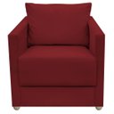 Ver imagem 5 de Poltrona Decorativa para Sala Recepção Manicure Consultório Celine Suede