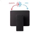 Ver imagem 4 de Acabamento de Registro Monocomando Quadrado Preto Fosco Deca