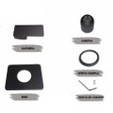 Ver imagem 5 de Acabamento de Registro Monocomando Quadrado Preto Fosco Deca