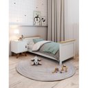 Ver imagem 1 de Cama Infantil de Madeira Maciça Nest Yescasa Branco/Carvalho