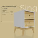Ver imagem 3 de Mesa de Cabeceira Infantil 2 Gavetas Sing