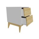 Ver imagem 5 de Mesa de Cabeceira Infantil 2 Gavetas Sing Branco/Pinus Nuv
