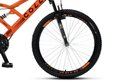 Ver imagem 2 de Bicicleta Gps 148 Dupla Suspensão e Freios V-brake, Aro 26 Aero, 36 Raias, 21 Marchas Colli Laranja