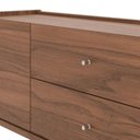 Ver imagem 5 de Rack Jasper 185 Cm Tv até 75 Polegada Sala - Canella com Champanhe