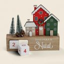 Ver imagem 1 de Calendário de Advento Rustic Mdf 18x16cm - A\casa