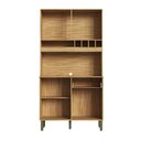 Ver imagem 3 de Cozinha Compacta Pinot 4 Portas 1 Gaveta 100% MDF Amêndoa/Off White - Rio Doce