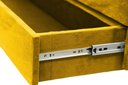 Ver imagem 3 de Recamier Puff Baú Sapateira com Gaveta 1,58 Cm para Cama Box Queen Size - Amarelo