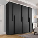 Ver imagem 1 de Guarda Roupa Casal 6 Portas 4 Gavetas Sarah CabeCasa MadeiraOriginals