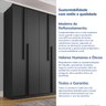 Guarda Roupa Casal 6 Portas 4 Gavetas Sarah CabeCasa MadeiraOriginals - 10