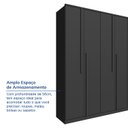 Ver imagem 4 de Guarda Roupa Casal 6 Portas 4 Gavetas Sarah CabeCasa MadeiraOriginals