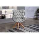 Ver imagem 1 de Cadeira Decorativa Capitonê Giratória Júlia