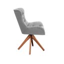 Ver imagem 4 de Cadeira Decorativa Capitonê Giratória Júlia