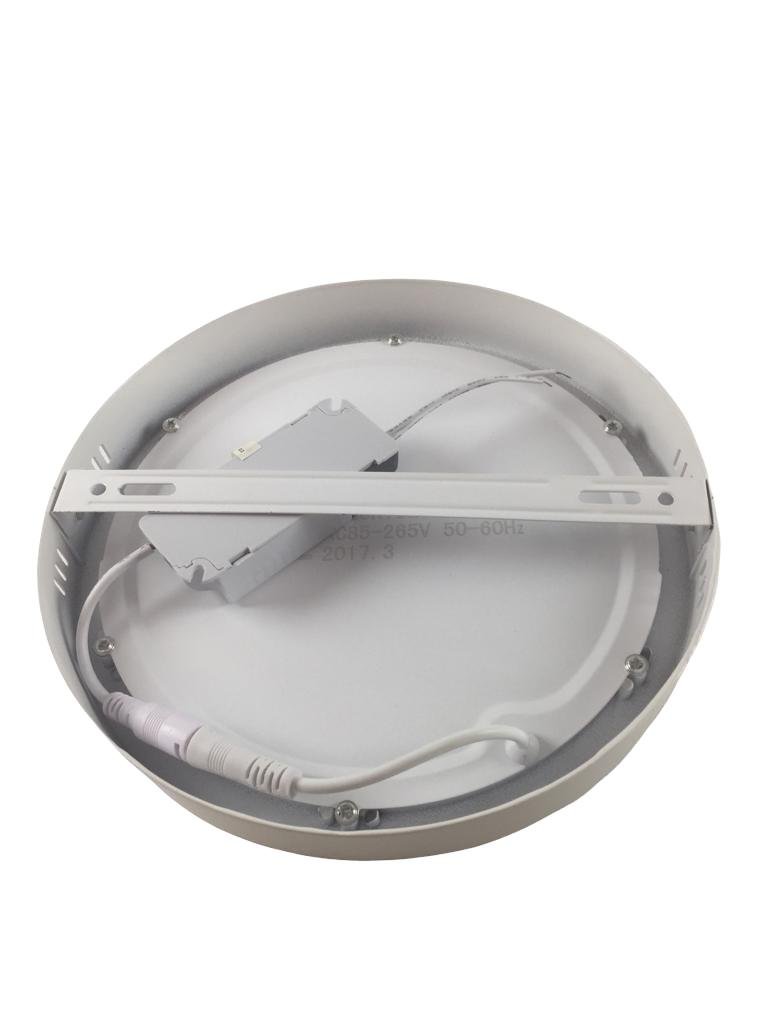 KIT 2 Plafon Sobrepor 18w Redondo Branco Quente Cozinha Banheiro - 3