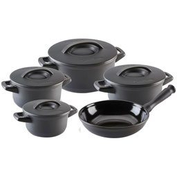 Jogo De Panelas De Cerâmica Ceraflame Duo+ 5 Peças Grafite - 1