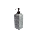 Ver imagem 1 de Porta Sabonete Líquido Dispenser em Pedra Sabão Prata 22x7cm