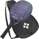 Ver imagem 1 de Raquete Beach Tennis Full Carbon 3K Pro Balanceada com Capa Thunder Emit Sports 100% Carbono