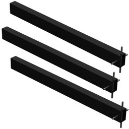 Mf Multiforma - 3 Suportes Pia Chumbar Bancada Mesa 50 Cm Preto - 1