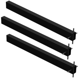 Mf Multiforma - 3 Suportes Pia Chumbar Bancada Mesa 50 Cm Preto